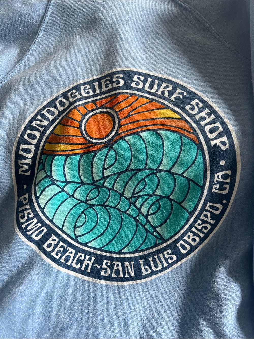 Moondoggies CA Surf Shop Pullover Hoodie